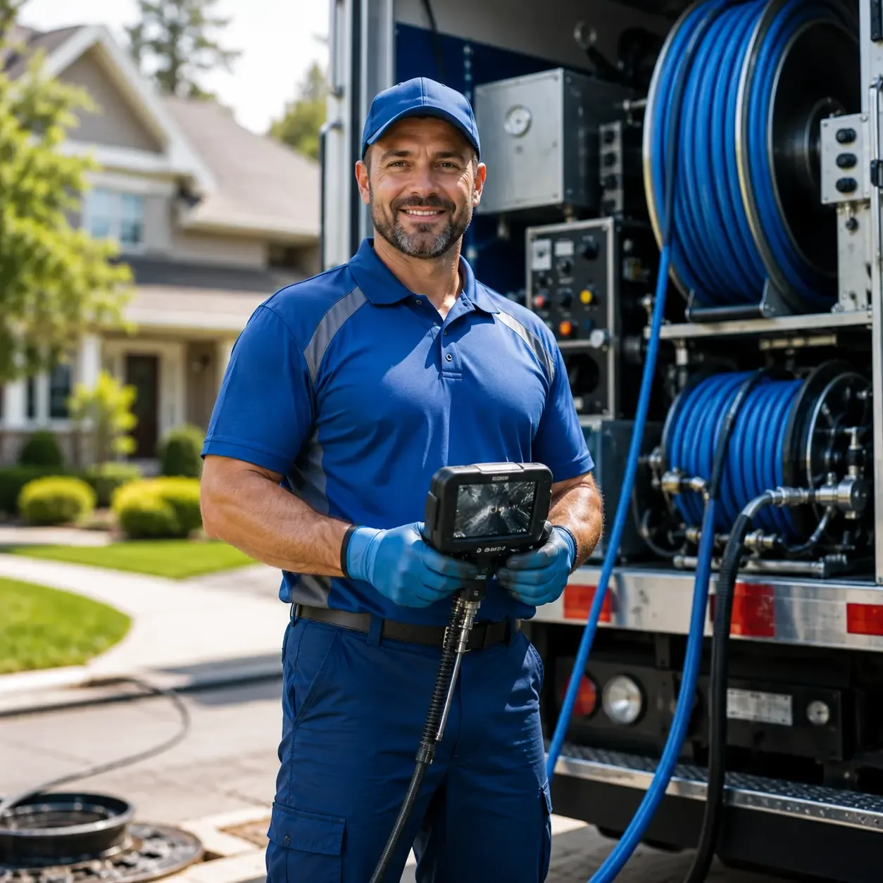 Local outdoor drain cleaning specialists in Lakeview, MI